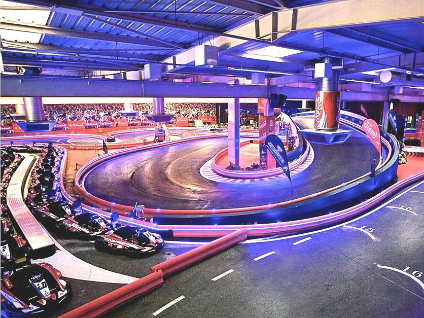 interior circuito de karts carlos sainz center sepulveda