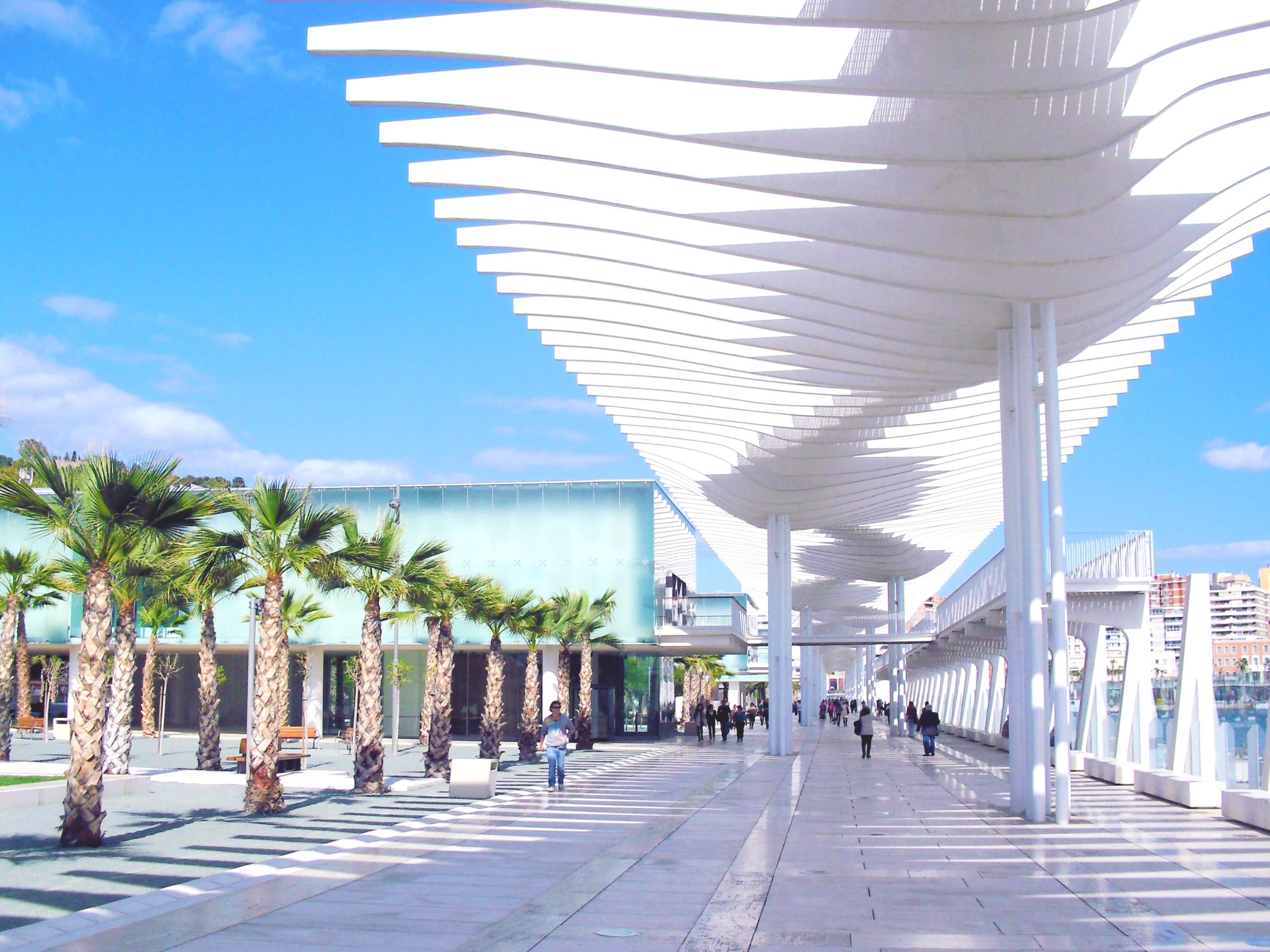 Paseo del Muelle Uno de Málaga