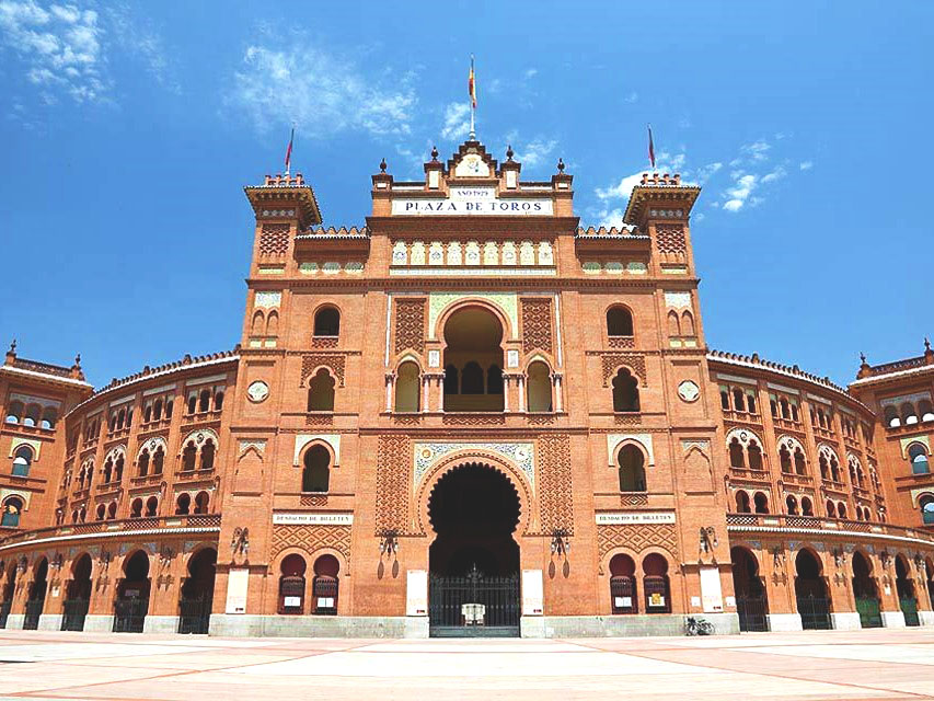 Entrada de la Plaza de Toros de Las Ventas de Madrid
