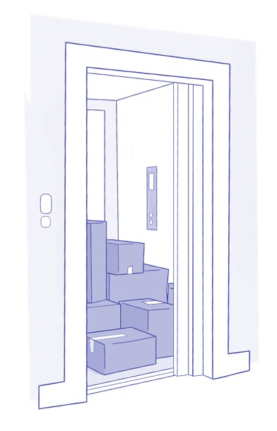 control de sobrecargas de un ascensor